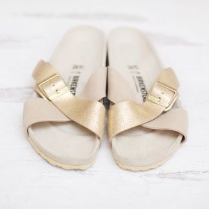 Siena Allover Taupe Birkenstock sandals size 41